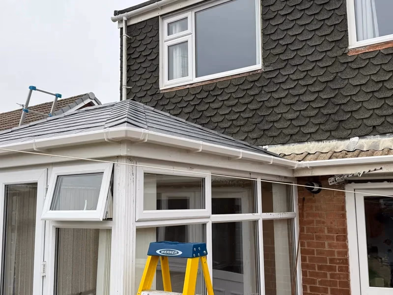 Completed tiled conservatory roof transformation
