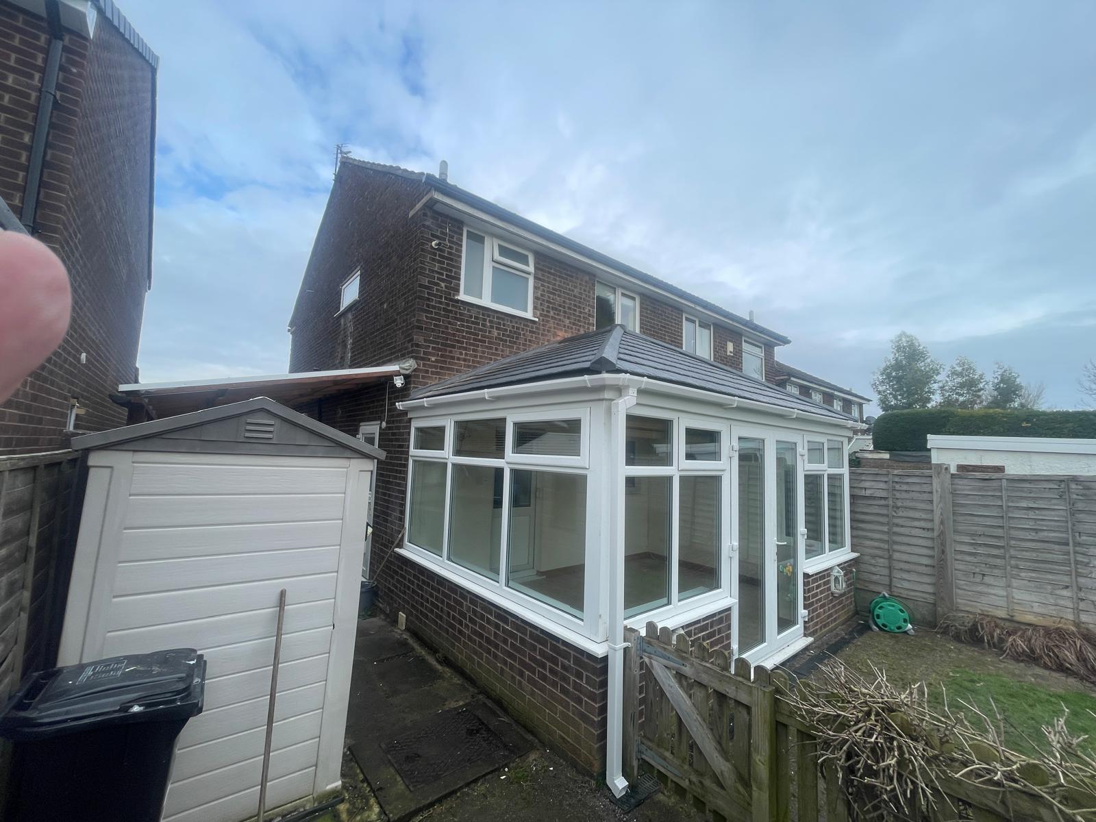 Modern conservatory ceiling Caernarfon
